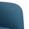 vidaXL Canap&eacute; causeuse bleu 109 cm velours