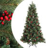 vidaXL Sapin de No&euml;l Artificiel &agrave; Branches Articul&eacute;es 120 cm