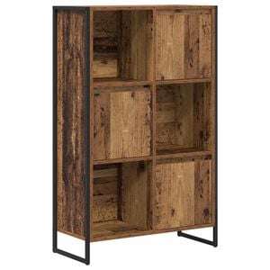 vidaXL Biblioth&egrave;que 68 x 30 x 108.5 cm Bois d'ing&eacute;nierie Bois Ancien