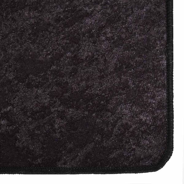 vidaXL Tapis lavable 80x150 cm Anthracite