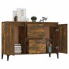 vidaXL Buffet Ch&ecirc;ne fum&eacute; 102x35x70 cm Bois d'ing&eacute;nierie