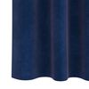 vidaXL Rideaux occultants 2 pcs Bleu fonc&eacute; 140 x 140 cm Velours