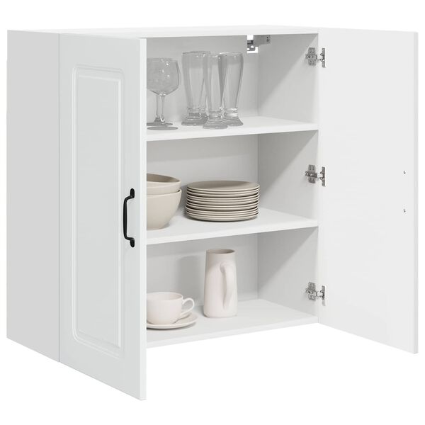 vidaXL Armoire de cuisine Kalmar Blanc brillant 80 x 31 x 80 cm