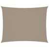 vidaXL Voile de parasol tissu oxford rectangulaire 5x6 m taupe