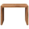 vidaXL Table d'appoint de jardin Marron 50 x 32,5 x 35 cm