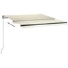 vidaXL Auvent automatique sur pied 350x250 cm Cr&egrave;me