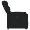 vidaXL Fauteuil inclinable noir tissu
