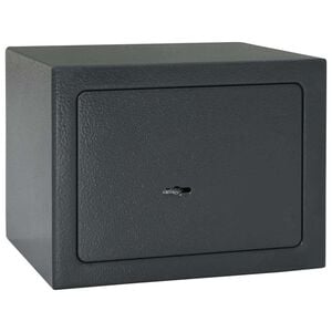 vidaXL Coffre-fort avec verrouillage Gris fonc&eacute; 23 x 17 x 17 cm Acier