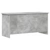vidaXL Coffre de rangement avec stockage Gris b&eacute;ton 100 x 40 x 50 cm