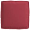 vidaXL Coussin Bordeaux 50 x 50 x 12 cm Tissu Oxford