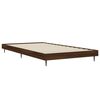 vidaXL Cadre de lit sans matelas ch&ecirc;ne marron 90x190cm bois ing&eacute;nierie