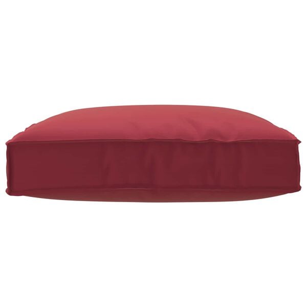 vidaXL Coussin Bordeaux 80 x 80 x 12 cm Tissu Oxford