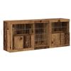 vidaXL Buffet LED Bois ancien 162 x 37 x 67 cm Bois d'ing&eacute;nierie