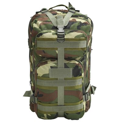 vidaXL Sac à dos en style d'armée 50 L Camouflage