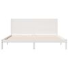 vidaXL Cadre de lit extra long sans matelas 200x210 cm bois massif
