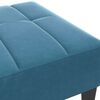 vidaXL Repose-pied bleu 77x55x31 cm velours