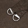 vidaXL Voile d'ombrage 160 g/m² Marron 2,5x2,5 m PEHD