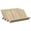 vidaXL &Eacute;tag&egrave;re &agrave; magazines avec &eacute;tag&egrave;re Ch&ecirc;ne Sonoma 65 x 53 x 28,5 cm
