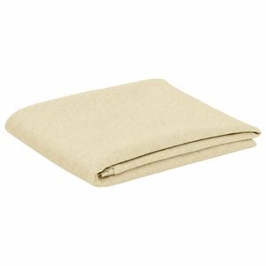vidaXL Tissu de Table Carr&eacute; Cr&egrave;me blanc 90 x 90 cm