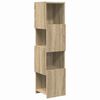 vidaXL Meuble d'angle 25,5x25x102cm Bois d'ing&eacute;nierie Ch&ecirc;ne Sonoma