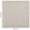 vidaXL Tapis 20 pcs Beige clair 50 x 50 cm 100% Polypropyl&egrave;ne