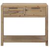 vidaXL Table console 82x33x73 cm Bois d'acacia massif