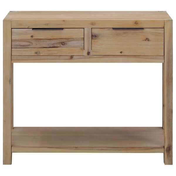 vidaXL Table console 82x33x73 cm Bois d'acacia massif
