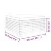 vidaXL Salon de jardin 10 pcs avec coussins Bois de teck solide
