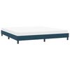 vidaXL Cadre de lit sans matelas bleu fonc&eacute; 180x220 cm velours