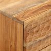 vidaXL Tables de chevet 2 pcs 40x33x46 cm Bois d'acacia massif