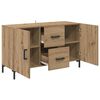 vidaXL Buffet Ch&ecirc;ne artisanal 100 x 36 x 60 cm Bois d'ing&eacute;nierie