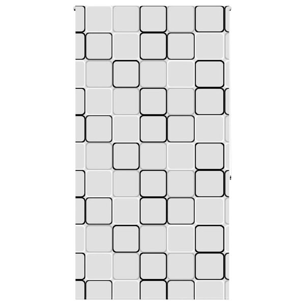 vidaXL Store enrouleur de douche 130x240 cm largeur du tissu 126 cm