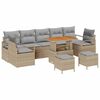 vidaXL Ensemble de canap&eacute; de jardin 10 pc 9-Nombre de places