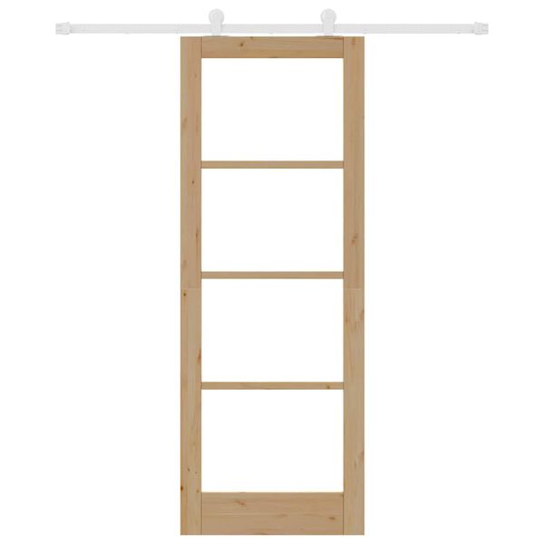 vidaXL Porte coulissante ORKDAL Naturel 78 x 211 cm