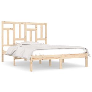 vidaXL Cadre de lit sans matelas 120x190 cm bois massif