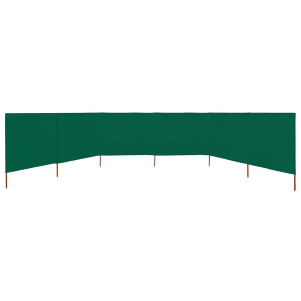 vidaXL Paravent 6 panneaux Tissu 800 x 160 cm Vert