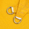 vidaXL Voile d'ombrage 160 g/m² rectangulaire jaune 5x6 m PEHD