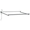 vidaXL Auvent r&eacute;tractable &eacute;lectrique Anthracite 2,5 x 2 m
