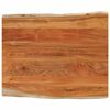 vidaXL Dessus de table 90x80x3,8 cm rectangulaire bois massif d'acacia