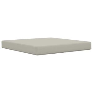 vidaXL Coussin de canap&eacute; d'ext&eacute;rieur Polyester Gris 80 x 80 cm