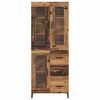 vidaXL Haut Armoire Bois Ancien 69,5 x 34 x 180 cm Bois d'ing&eacute;nierie