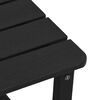 vidaXL Table d'appoint Adirondack Noir 38 x 38 x 46 cm HDPE