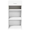 vidaXL Buffet blanc 45x42,5x93 cm bois d'ingénierie