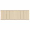 vidaXL Coussin de chaise longue beige 186x58x4 cm tissu oxford