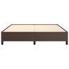 vidaXL Cadre de lit sans matelas marron 180x200 cm similicuir