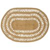 vidaXL Tapis de zone Naturel 100 x 152 cm Jute