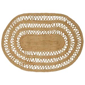 vidaXL Tapis de surface Naturel 100 x 152 cm Jute