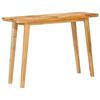 vidaXL Table &agrave; d&icirc;ner Naturel 100 x 35 x 75 cm Bois de mangue massif