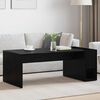 vidaXL Table basse Ch&ecirc;ne noir 101,5 x 50 x 37 cm Bois d'ing&eacute;nierie