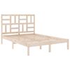 vidaXL Cadre de lit sans matelas bois massif 160x200 cm